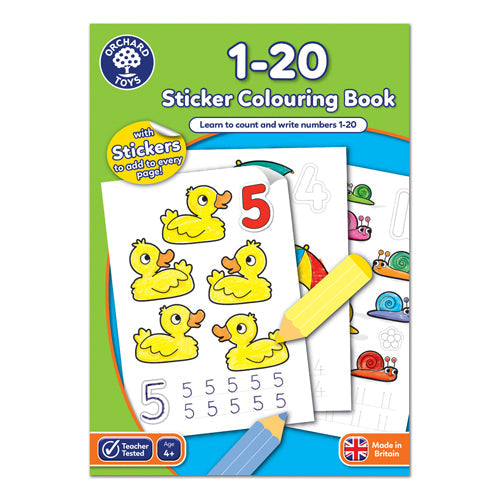 1-20 Colouring Book - Read and Play