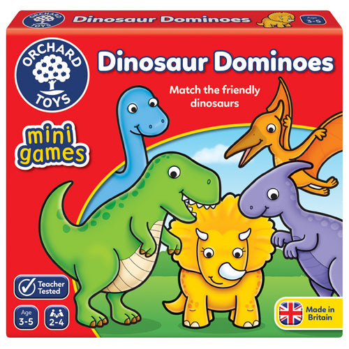 Dinosaur Dominoes Mini Game - Stack and Build