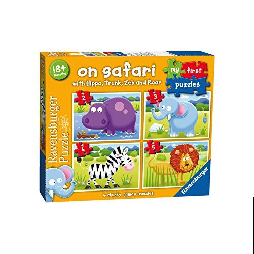 On Safari My First Puzzles (2,3,4,5pc) - Travel Puzzle Pick