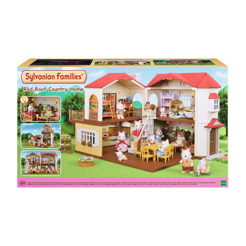 Sylvanian Families Red Roof Country Home - Tea Time Fun