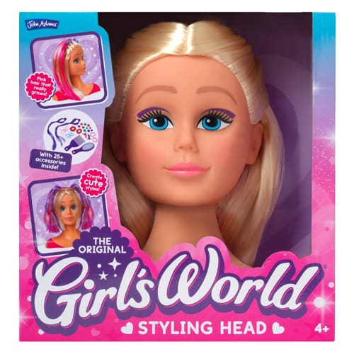 Girl’s World Styling Head - Craft Time Fun