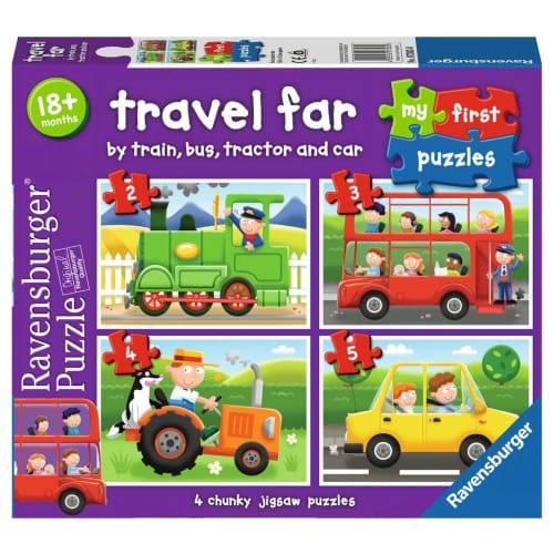 Travel Far My First Puzzles (2,3,4,5pc) - Smart Challenge Pick