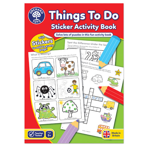 Things To Do Activity Book - Reading Time Pick